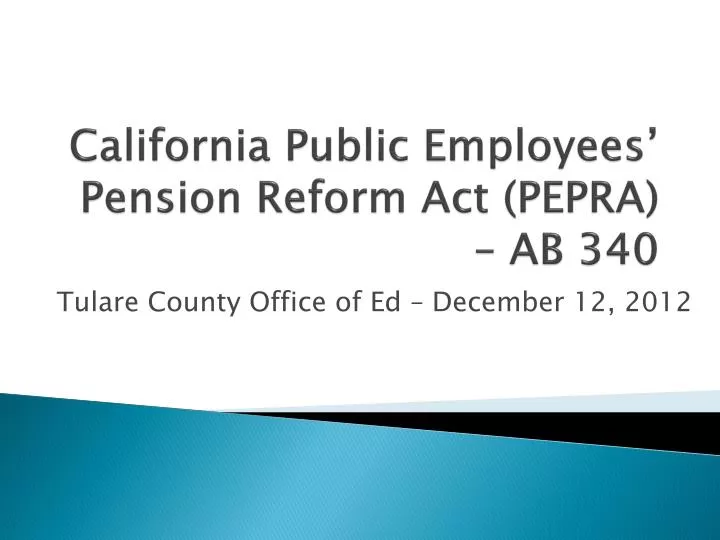 california public employees pension reform act pepra ab 340