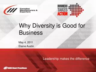 Why Diversity is Good for Business