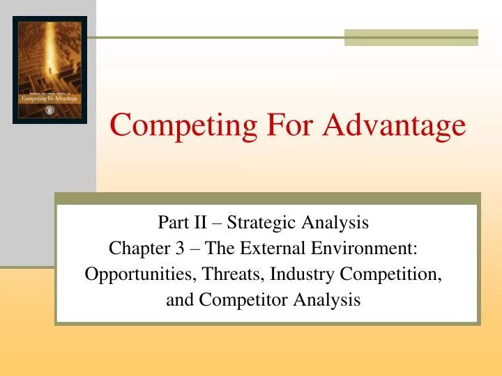 competing for advantage