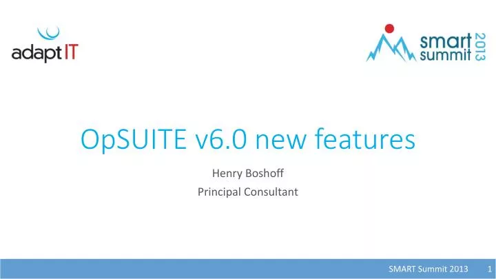opsuite v6 0 new features