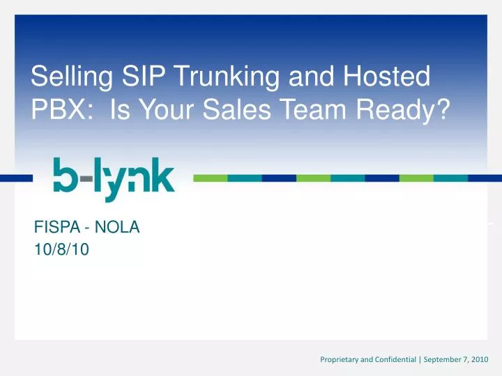 selling sip trunking and hosted pbx is your sales team ready