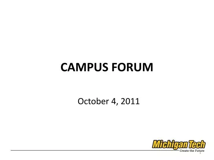 campus forum