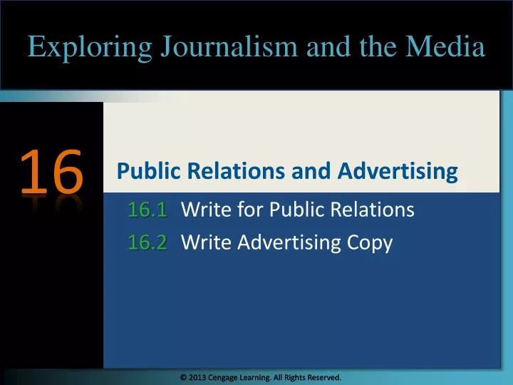 public relations and advertising