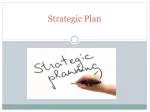 Strategic Plan - slide 1