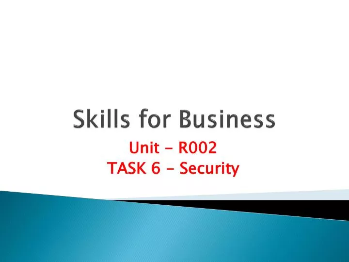 skills for business