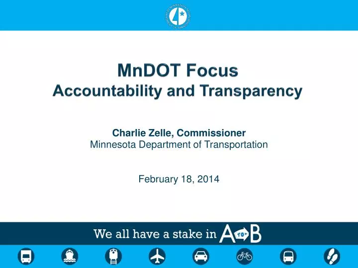 mndot focus accountability and transparency