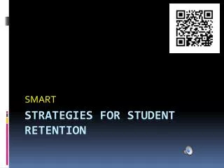 Strategies for student retention