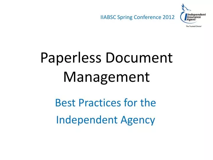 paperless document management