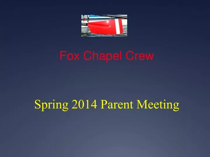 fox chapel crew