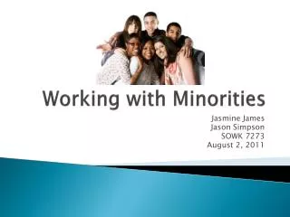 Working with Minorities