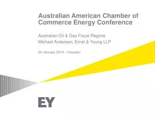 Australian American Chamber of Commerce Energy Conference