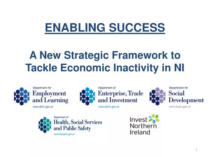 enabling success a new strategic framework to tackle economic inactivity in ni