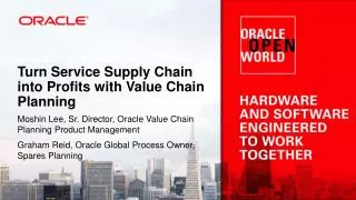 Turn Service Supply Chain into Profits with Value Chain Planning