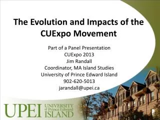 the evolution and impacts of the cuexpo movement