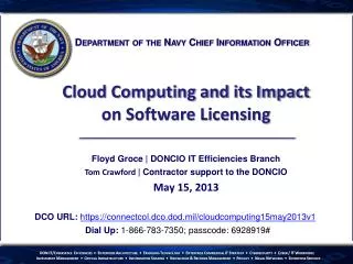 Cloud Computing and its Impact on Software Licensing