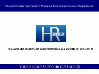 YOUR RECOURSE FOR HR OUTSOURCE