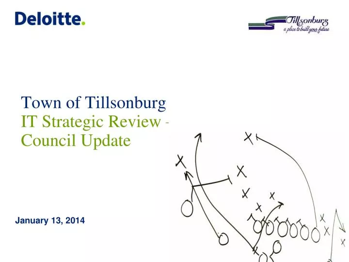 town of tillsonburg it strategic review council update