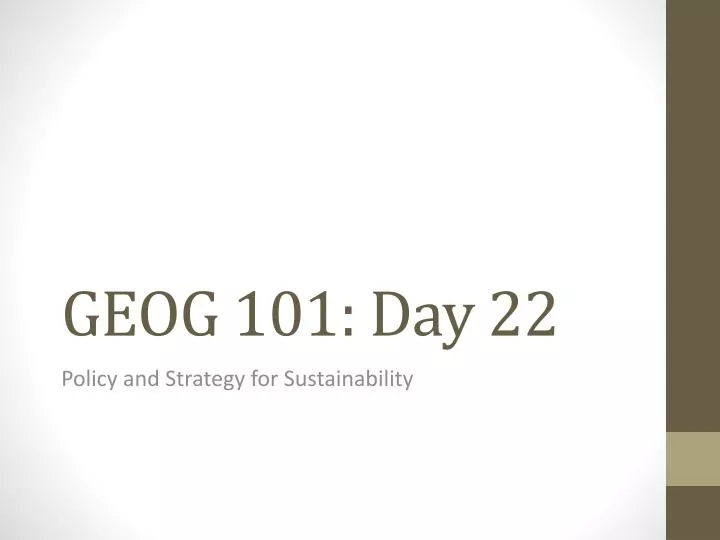 geog 101 day 22