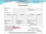 THIS OFFICIAL RECEIPT SHALL BE VALID FOR FIVE (5) YEARS FROM THE DATE OF ATP. - slide 1