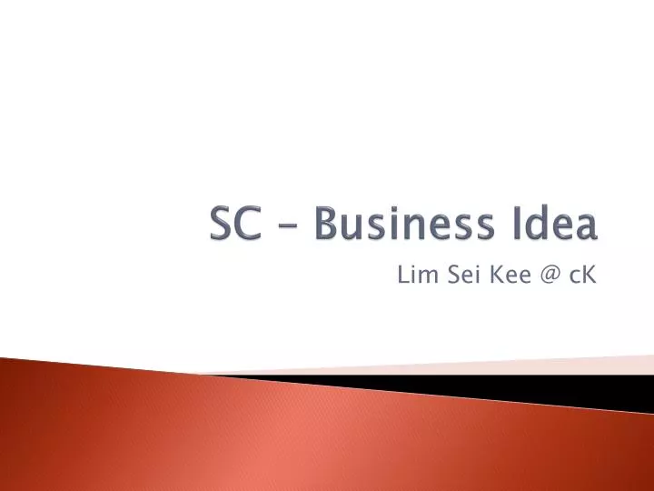 sc business idea