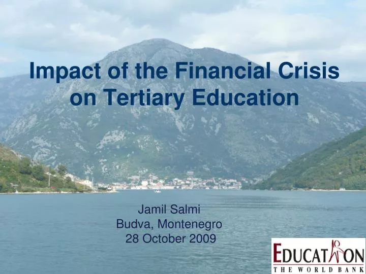 impact of the financial crisis on tertiary education
