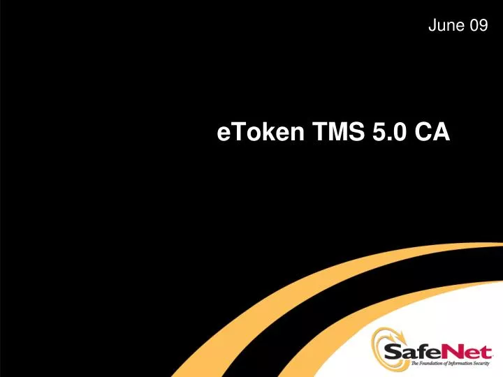 etoken tms 5 0 ca