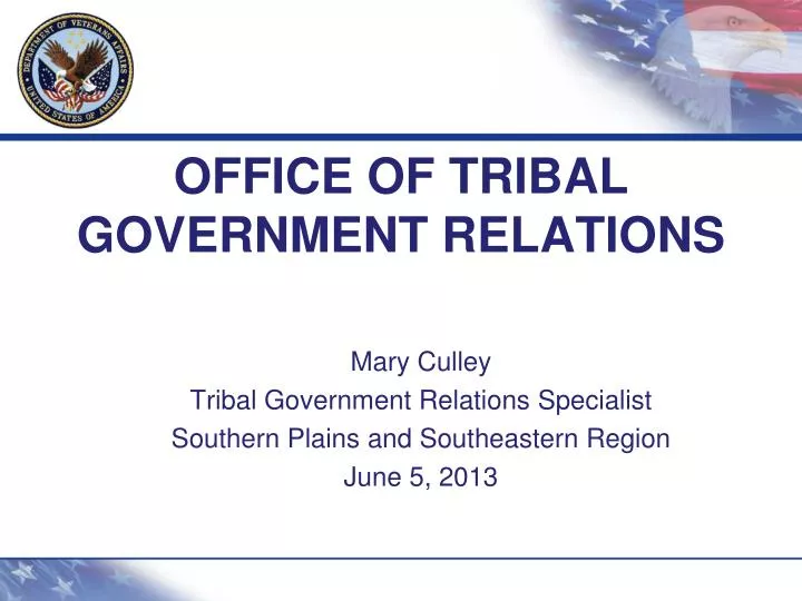 office of tribal government relations