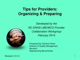 Tips for Providers: Organizing &amp; Preparing