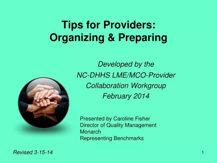 tips for providers organizing preparing