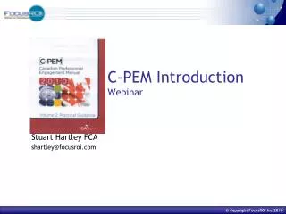 C-PEM Introduction Webinar
