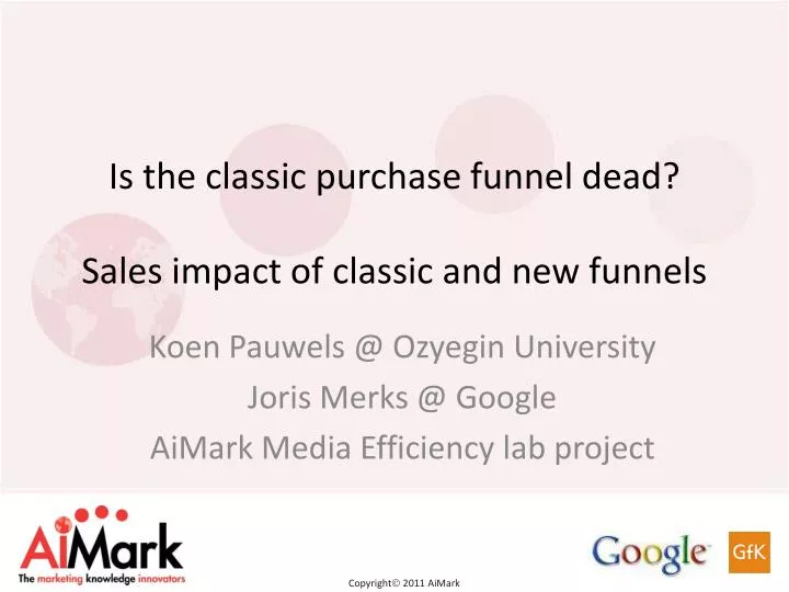 is the classic purchase funnel dead sales impact of classic and new funnels