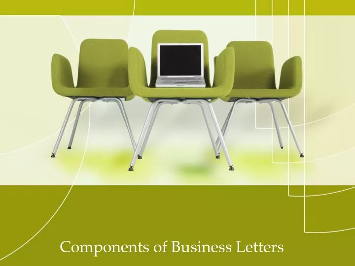 components of business letters