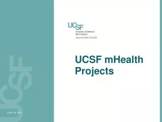 UCSF mHealth Projects