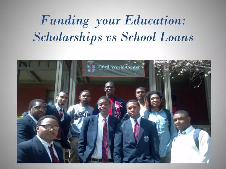funding your education scholarships vs school loans