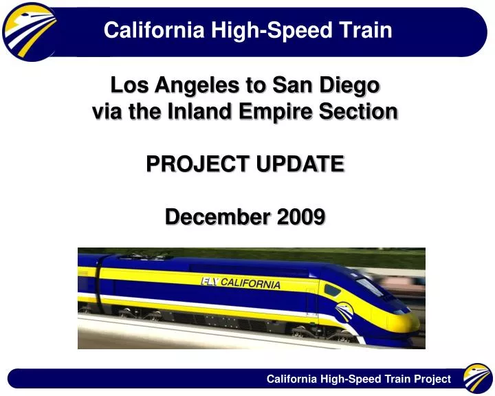 california high speed train