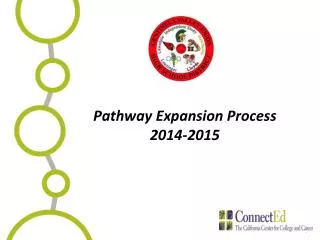 Pathway Expansion Process 2014-2015