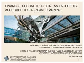 Financial Deconstruction: An Enterprise Approach to Financial Planning