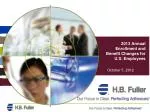 2013 Annual Enrollment and Benefit Changes for U.S. Employees - slide 1