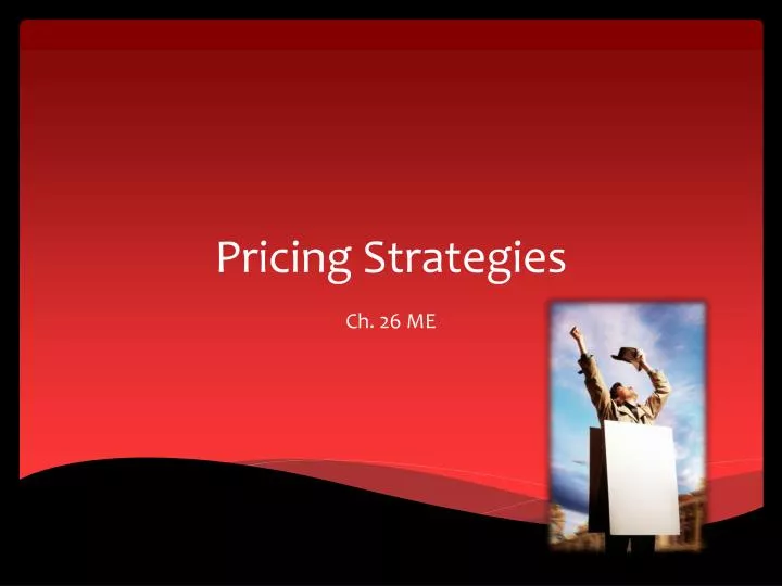pricing strategies