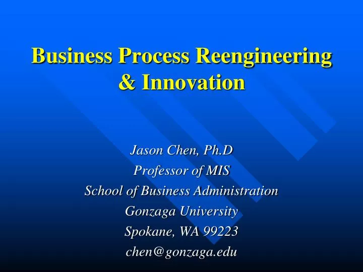 business process reengineering innovation