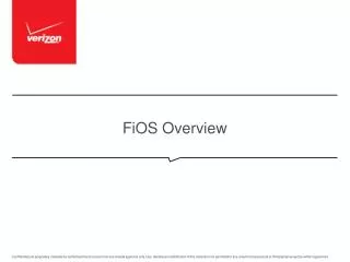 FiOS Overview