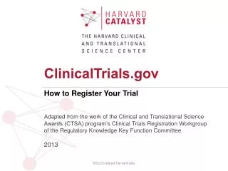 ClinicalTrials.gov