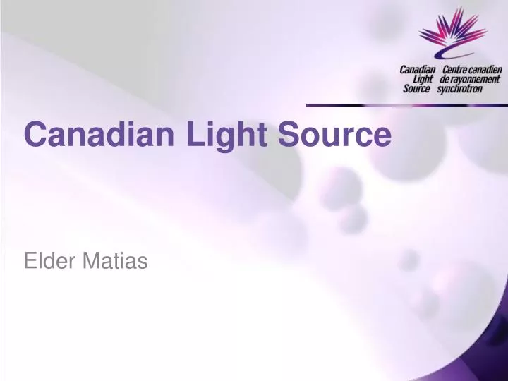 canadian light source