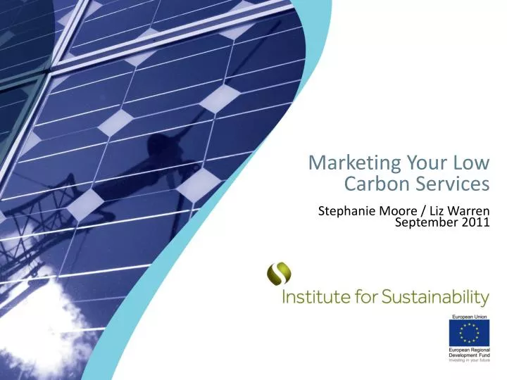 marketing your low carbon services