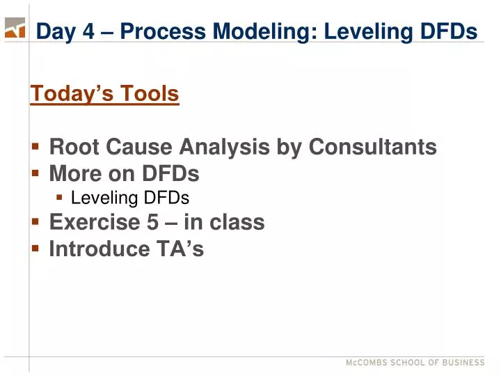 day 4 process modeling leveling dfds