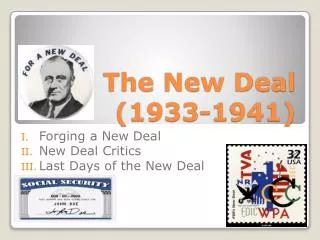 The New Deal (1933-1941)