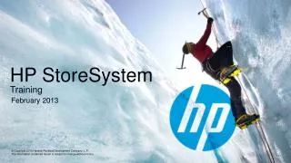 hp storesystem training