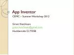 App Inventor - slide 1