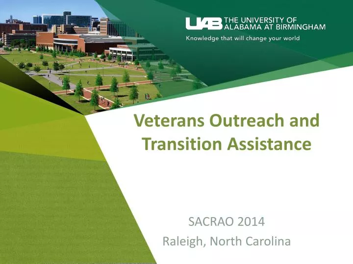 veterans outreach and transition assistance