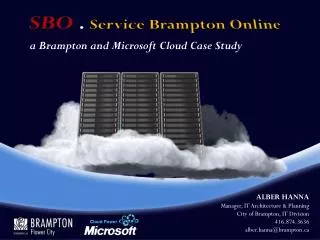 SBO . Service Brampton Online